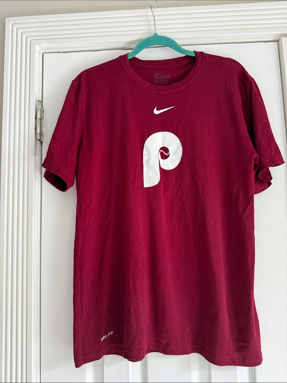 Nike Maroon Philadelphia P Logo T-Shirt